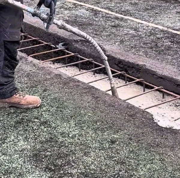 image of pouring concrete